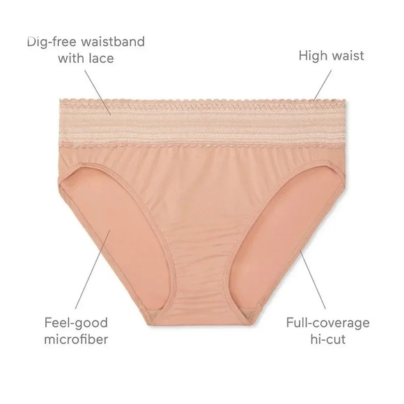 Warners & Maidenform Panties 4 Pair XL Size 8 - Picture 5 of 14